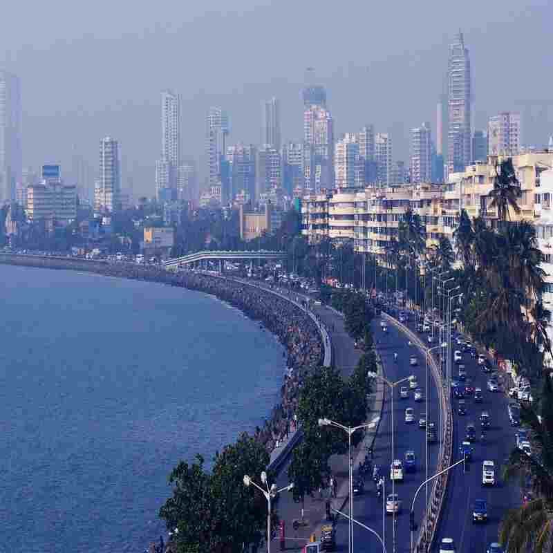 Marine Drive is a scenic coastal road offering beautiful sea views and sunsets.