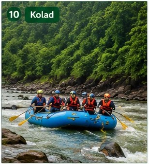 Mumbai to Kolad cab for river rafting and monsoon adventures