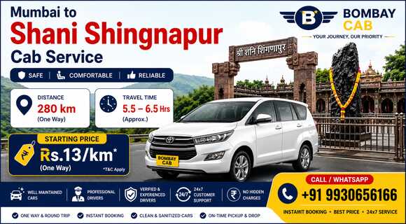 Mumbai to Shani Shingnapur Cab Service